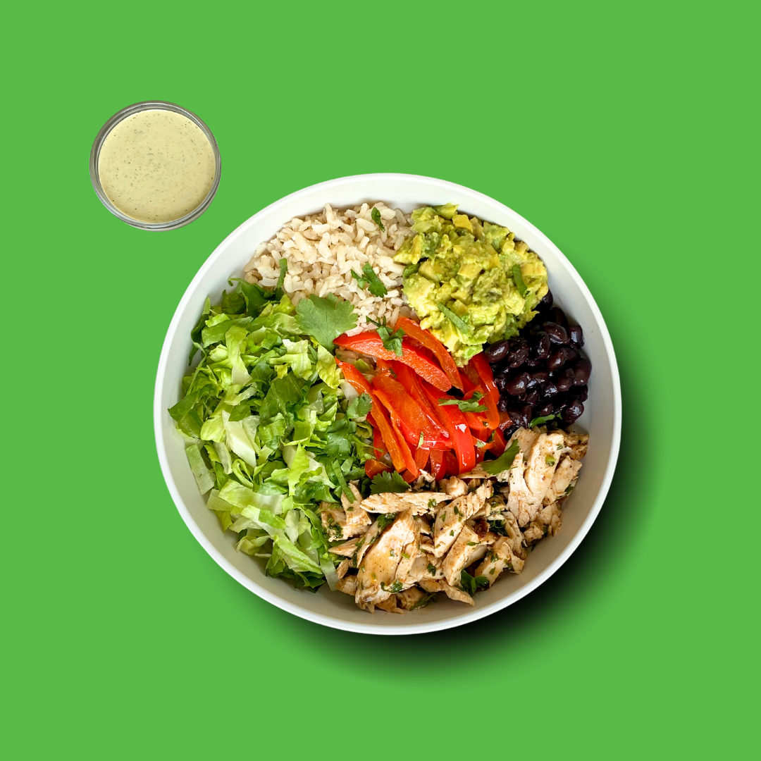 Organic Chicken Fajita Bowl