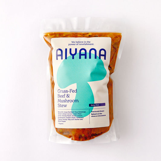 Grass-fed Beef + Mushroom Stew