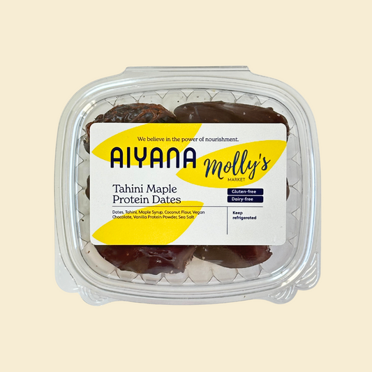 Tahini Maple Protein Dates