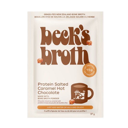 Beck's Broth - Protein Salted Caramel Hot Chocolate
