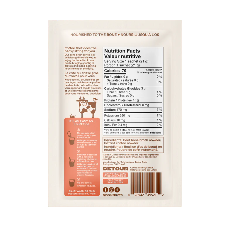 Beck's Broth - Protein Instant Coffee