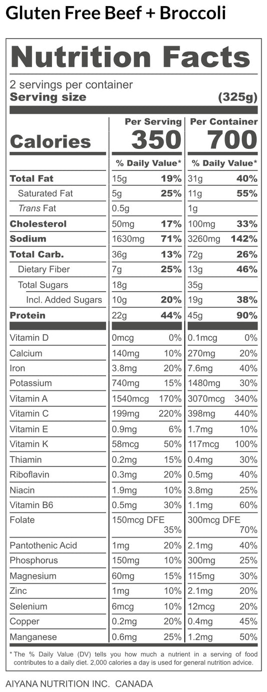 Gluten Free Beef + Broccoli