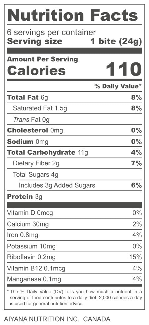 Mylk Balls Energy Bites