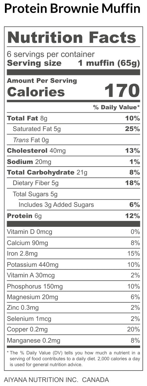 Protein Brownie Muffin