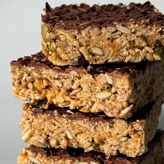 Chocolate Peanut Butter Granola Bars