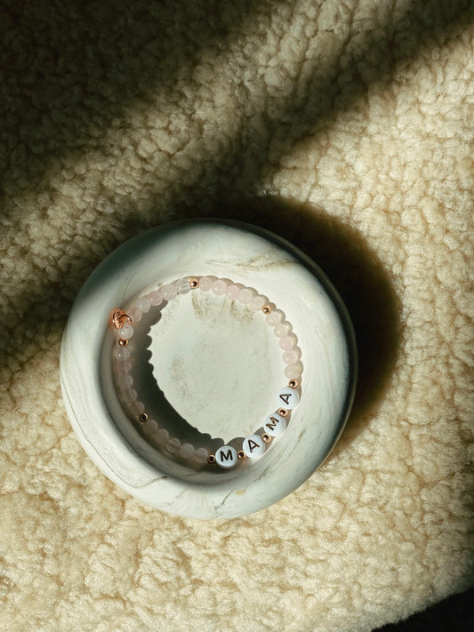 MAMA Rose Quartz Bracelet