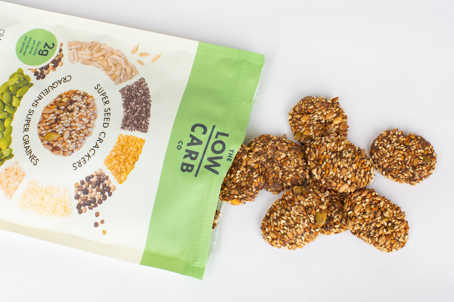 Cracked Black Pepper Seed Crackers