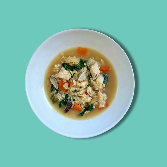 Miso Chicken & Rice Soup