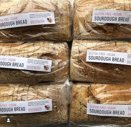 Gluten-Free Vegan Sourdough Bread (Frozen)
